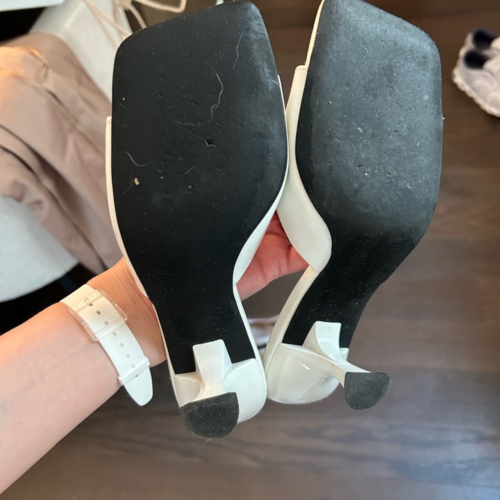 Jeffrey Campbell Women's White Heels - Picture 2 of 3